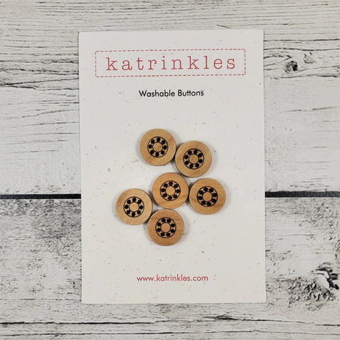 Katrinkles 8 Hole Stitchable Buttons