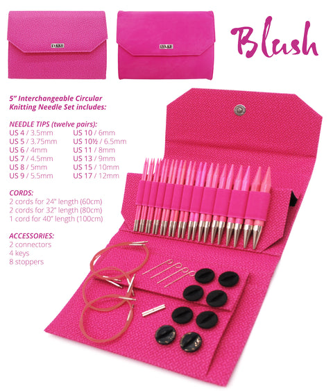 Lykke 5" Interchangeable Knitting Needle Sets