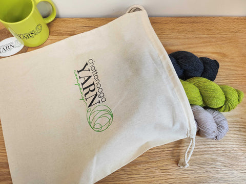 Chattanooga Yarn Co Drawstring Project Bag