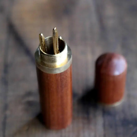 Wooden Tapestry Needle Case