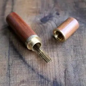 Wooden Tapestry Needle Case