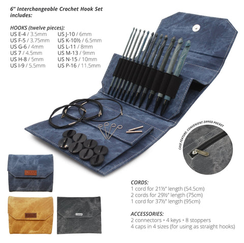 Lykke Interchangeable Tunisian Crochet Hook Set