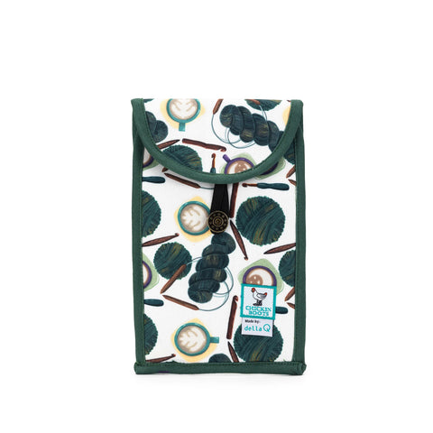 Chicken Boots x Della Q Accordion Circular Needle Pouch