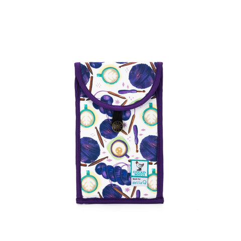 Chicken Boots x Della Q Accordion Circular Needle Pouch