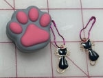 Stitch Markers in Silicone Keeper
