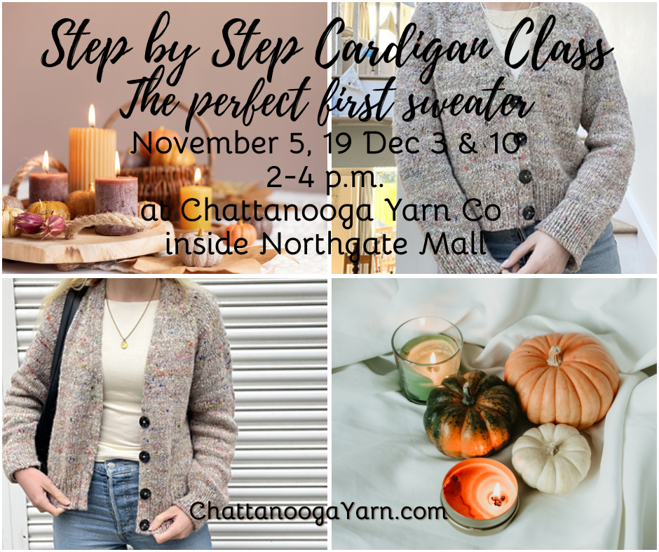 Step by Step Cardigan Class with Hattie