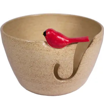 Handmade Birdie Ceramic Yarn Bowls