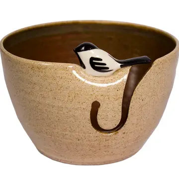 Handmade Birdie Ceramic Yarn Bowls