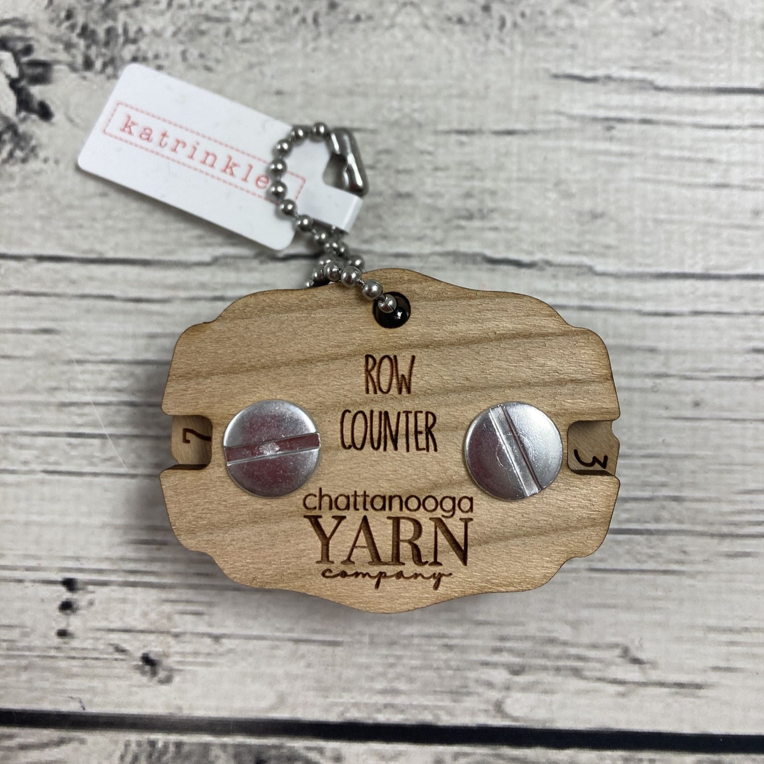 Katrinkles Custom Wood Row Counter