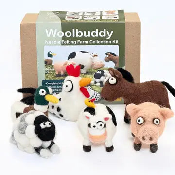 Wool Buddy Needle Felting Kits