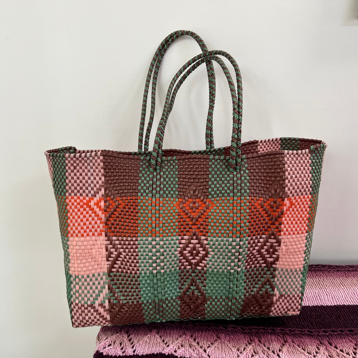 Frida Vida PVC Woven Tote