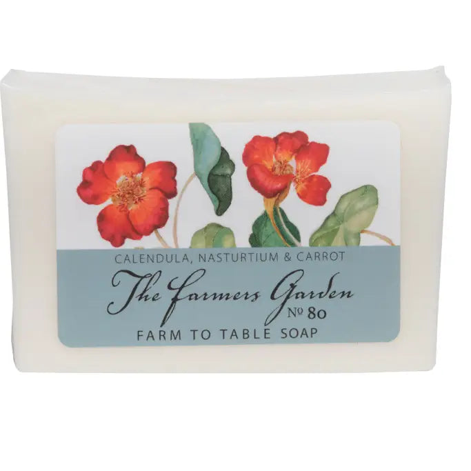 Appalachian Goat Farmer’s Garden Soap Slice