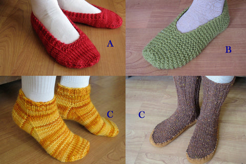 Quick Gift Knits -- Cozy Slippers Class with Dana