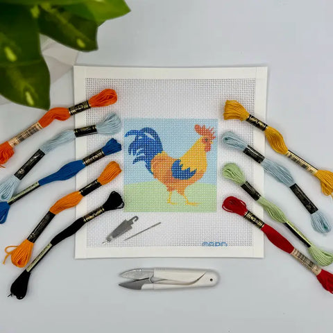 Blue Poppy Needlepoint Kits