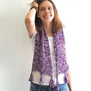 Learn to Knit Kit -- Smoothie Scarf