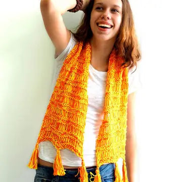 Learn to Knit Kit -- Smoothie Scarf