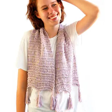 Learn to Knit Kit -- Smoothie Scarf