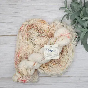 Wild Sage Wool Rosemary Shimmer Fingering Yarn