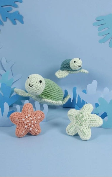 Turtles & Starfish Amigurumi Kit