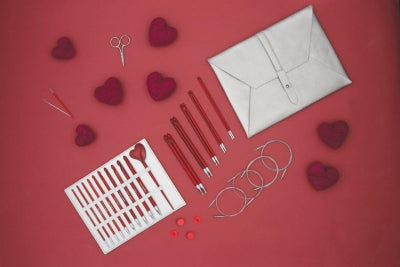 KnitPro Amore Interchangeable Tunisian Crochet Hook Set