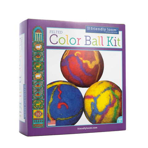 Felted Color Balls Kit