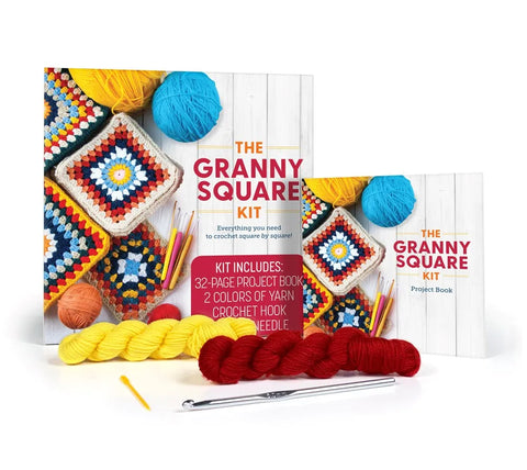 The Granny Square Kit: Everything You Need to Crochet Square by Square! by Margaret Hubert