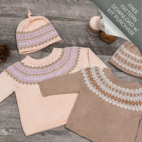 Appalachian Baby Highland Pullover and Beanie Kit