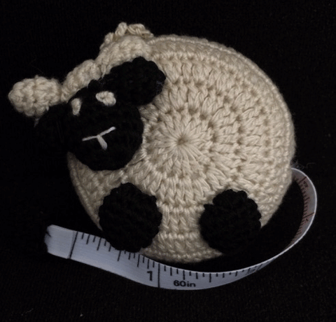 Crocheted Sheep Tape Measure