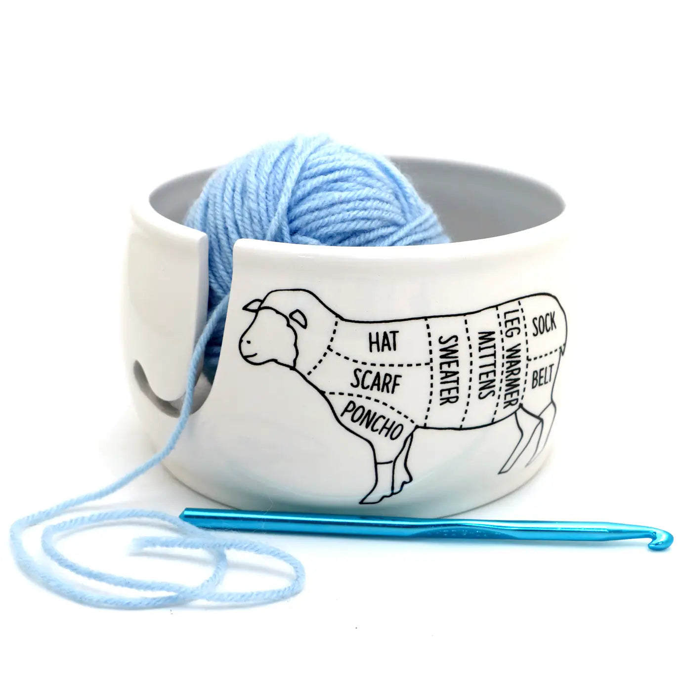 Lenny Mud Yarn Bowls